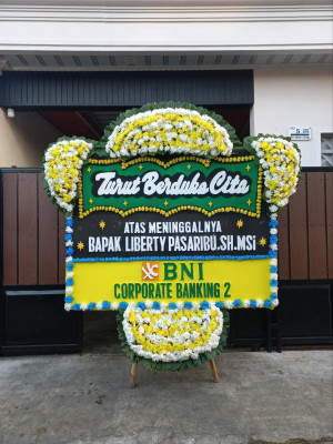 Papan Bunga Duka di Tanjung Balai Kota Iv
