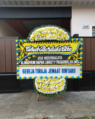 Papan Bunga Duka di Tanjung Balai Kota Iv