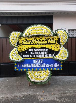 Papan Bunga Duka di Tanjung Balai Kota Iv