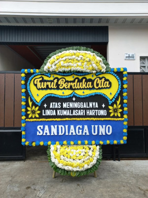 Papan Bunga Duka di Tanjung Balai Kota Iv